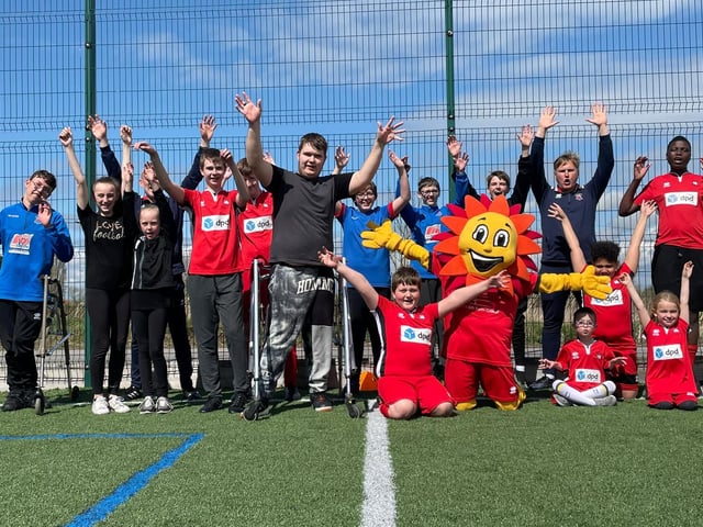 Big numbers attended soccer schools for youngsters run by Eastbourne Borough FC