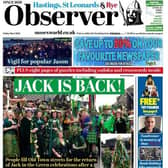 Don’t forget to pick up your Hastings and Rye Observer every Friday for all your local news and opinion plus eight pages of puzzles and sport. SUS-220605-092113001