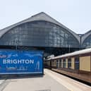Andy Gardner from Southern Rail captured this shot of the British Pullman at Brighton Railway Station