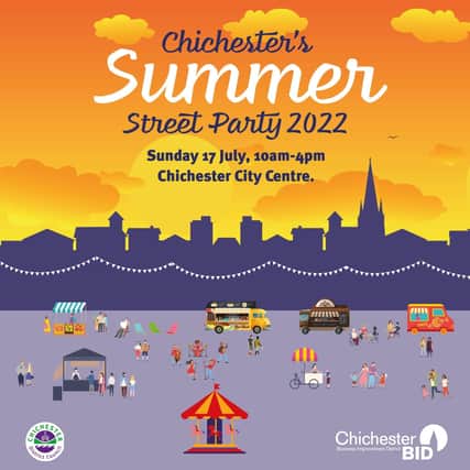 The Chichester Summer Street Party is returning to the city on Sunday 17 July SUS-220605-131445001