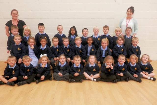 Langney Primary School reception class. Windsor Castle Class with Miss Cruttenden and Mrs Pickford. SUS-160111-150404001