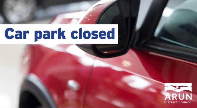 The Regis Centre car park is set to be closed as work takes place. SUS-220605-104804001
