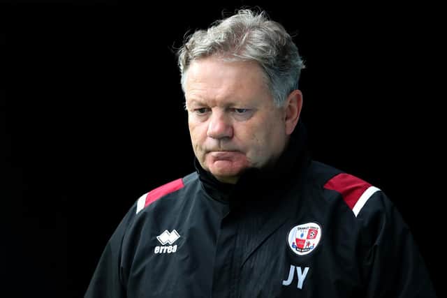 Crawley Town fans have had their say on the news that the Reds have agreed to part company with John Yems as manager. Picture by James Chance/Getty Images