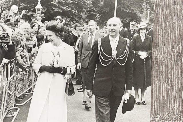 Her majesty in Brighton in 1979