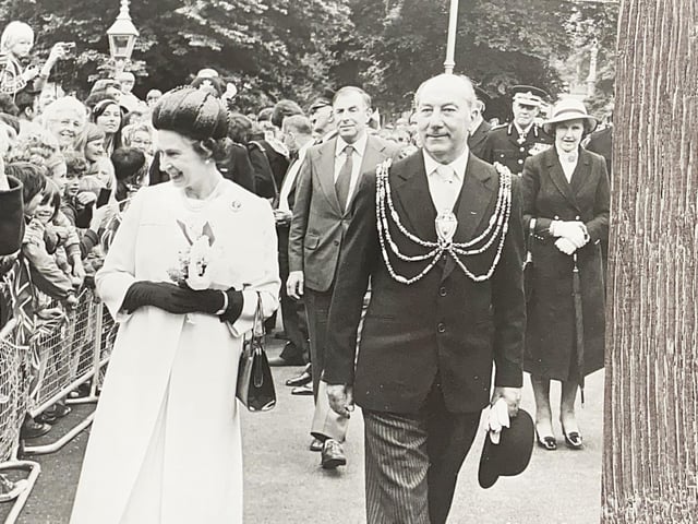 Her majesty in Brighton in 1979