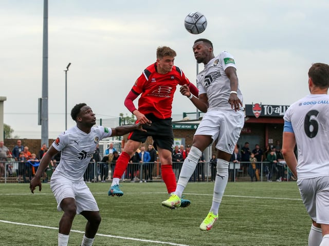 Images from Eastbourne Borough's 7-2 defeat to Dartford in National League South at Priory Lane / Pictures: Lydia and Nick Redman