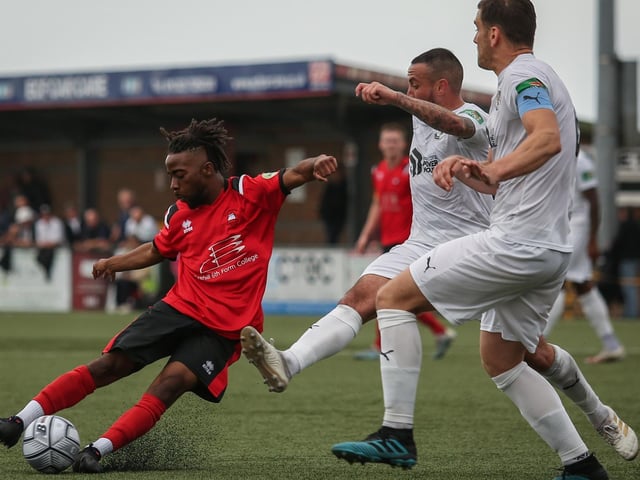 Eastbourne Borough take on Dartford / Picture: Andy Pelling