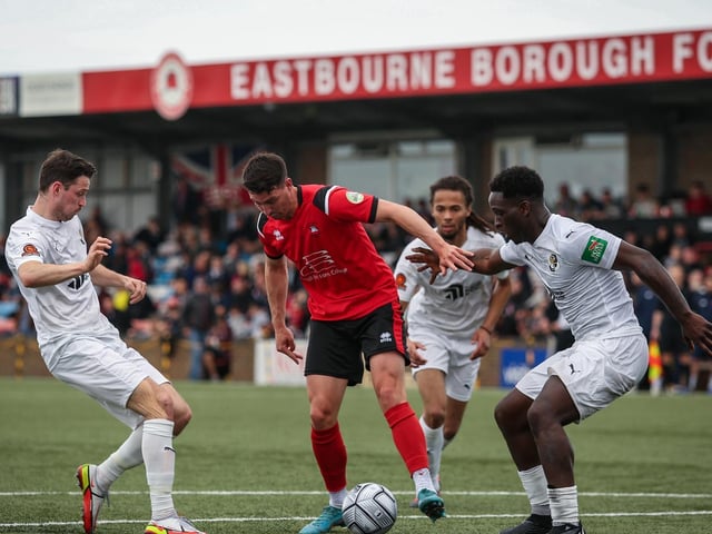 Eastbourne Borough take on Dartford / Picture: Andy Pelling