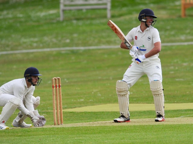 Action from West Chiltington and Thakeham's four-wicket win at Findon in division two of the Sussex League / Picture: Stephen Goodger