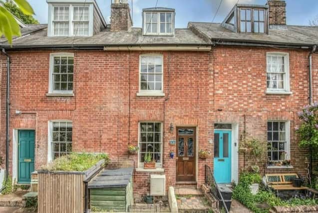 This terraced house in Paddock Road, Lewes, is on the market for £550,000 SUS-220905-085502001