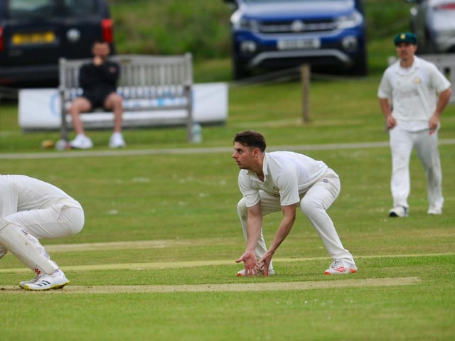 Action from West Chiltington and Thakeham's four-wicket win at Findon in division two of the Sussex League / Picture: Stephen Goodger