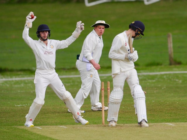 Action from West Chiltington and Thakeham's four-wicket win at Findon in division two of the Sussex League / Picture: Stephen Goodger