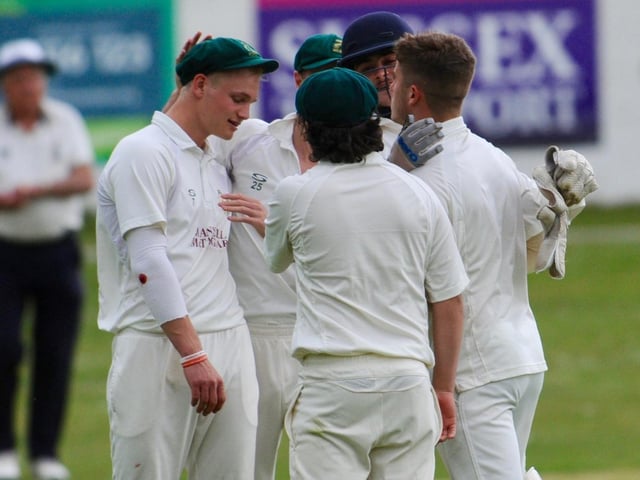 Action from West Chiltington and Thakeham's four-wicket win at Findon in division two of the Sussex League / Picture: Stephen Goodger