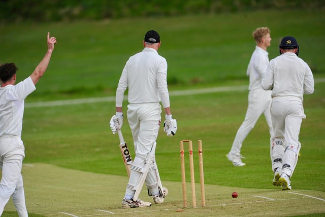 Action from West Chiltington and Thakeham's four-wicket win at Findon in division two of the Sussex League / Picture: Stephen Goodger