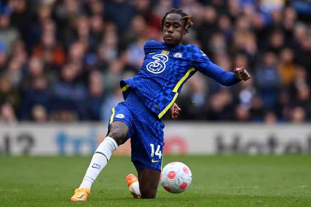 Trevor Chalobah ranks 11th. The Chelsea defender has scored three goals and won 58.5% of his aerial duels. He has also taken 7.96 ball progressing actions per 100 live-ball touches and has been forced into 16.26 possession adjusted defensive actions per 90 minutes this season