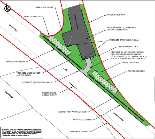 A new crossing point has been proposed for a ‘rat-run road’ in Chichester. SUS-220905-144246001