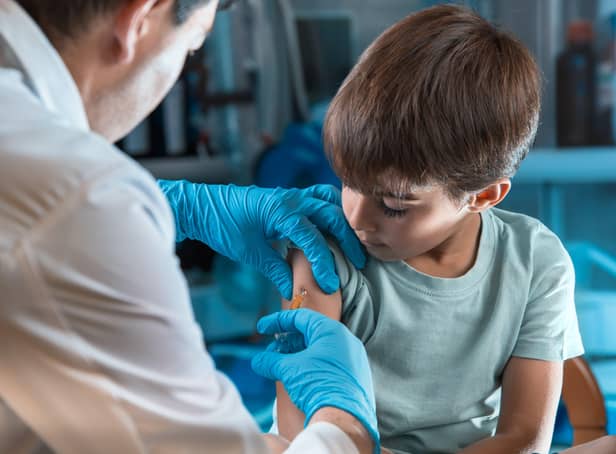 New data showing how many five to 11-year-olds in England have been vaccinated has been revealed. SUS-220905-125823001