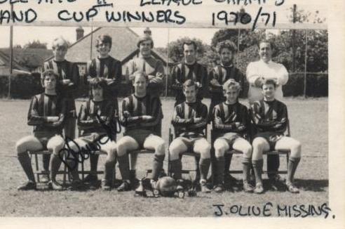 Polegate Football Club 1970-71 - league champions and cup winners