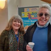 Roger Daltrey with Beatles Day stalwart Judy Atkinson. SUS-220504-115415001