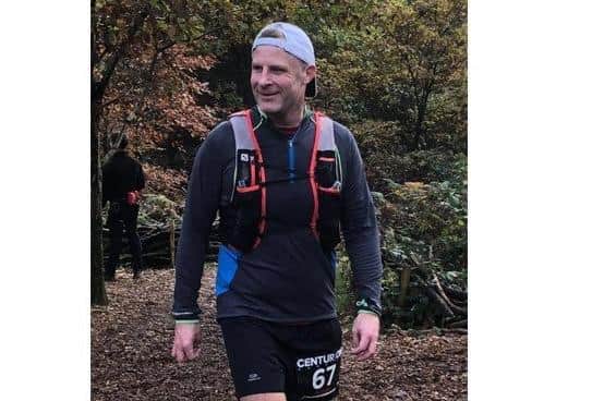 Richard Gardiner (pictured) will be attempting an epic ultra run along Eastbourne seafront on May 20 in memory of his schoolfriend Paul James. SUS-221105-103423001