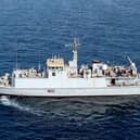 HMS Shoreham in the Middle East where she was taking part in an International Mine Countermeasures Exercise