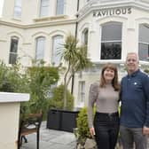 Ravilious owners Caroline and Chris Harwood (Pic by Jon Rigby) SUS-221105-113014001