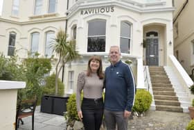 Ravilious owners Caroline and Chris Harwood (Pic by Jon Rigby) SUS-221105-113014001