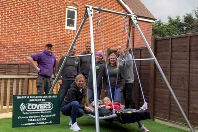 Burgess Hill builders merchant donate £500 to children’s charity