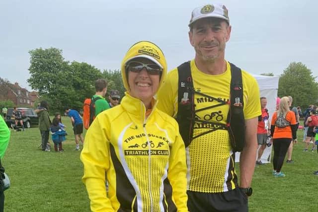 MSTC's Helen Graham and Doug MacTaggart at the Three Forts Challenge