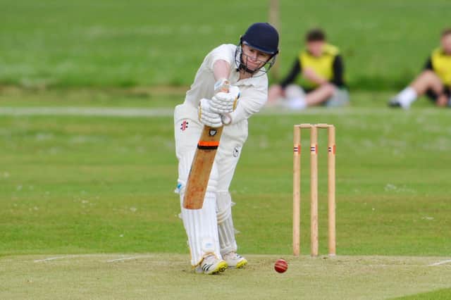 Harry Metters at the crease for Findon against West Chiltington / Picture: Stephen Goodger