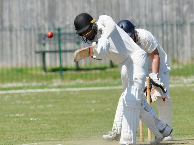 Action from the Worthing CC innings in their home Sussex League division three west victory over Broadwater CC / Picture: Stephen Goodger