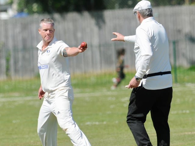 Action from the Worthing CC innings in their home Sussex League division three west victory over Broadwater CC / Picture: Stephen Goodger