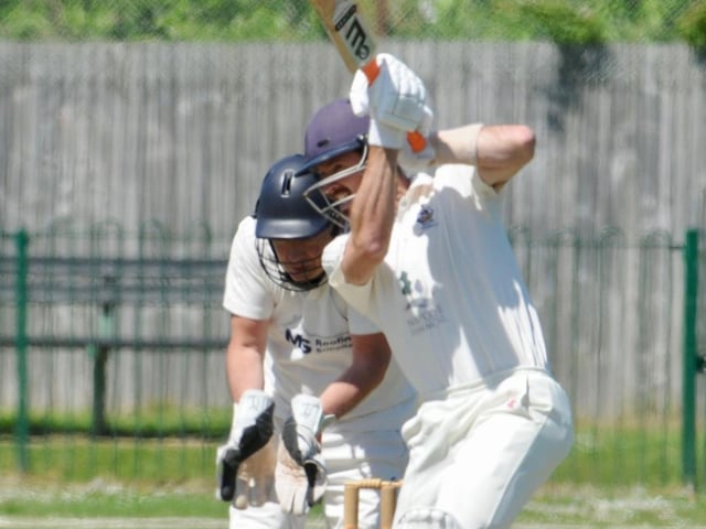 Action from the Worthing CC innings in their home Sussex League division three west victory over Broadwater CC / Picture: Stephen Goodger