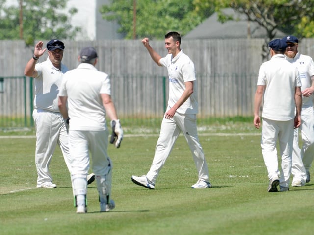 Action from the Worthing CC innings in their home Sussex League division three west victory over Broadwater CC / Picture: Stephen Goodger