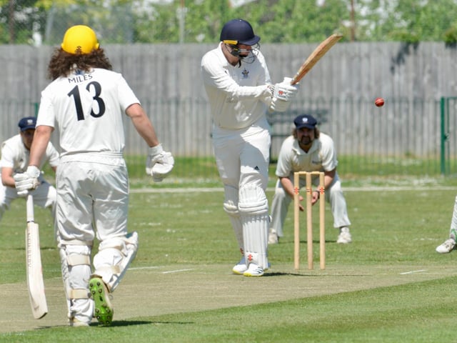 Action from the Worthing CC innings in their home Sussex League division three west victory over Broadwater CC / Picture: Stephen Goodger