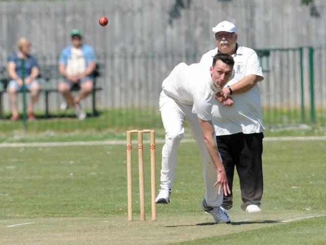 Action from the Worthing CC innings in their home Sussex League division three west victory over Broadwater CC / Picture: Stephen Goodger