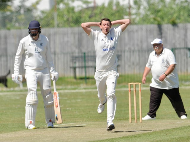 Action from the Worthing CC innings in their home Sussex League division three west victory over Broadwater CC / Picture: Stephen Goodger