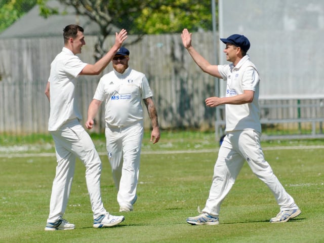 Action from the Worthing CC innings in their home Sussex League division three west victory over Broadwater CC / Picture: Stephen Goodger