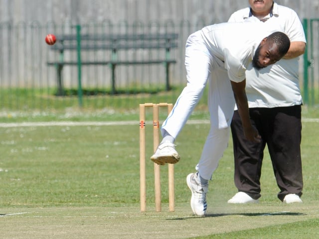 Action from the Worthing CC innings in their home Sussex League division three west victory over Broadwater CC / Picture: Stephen Goodger