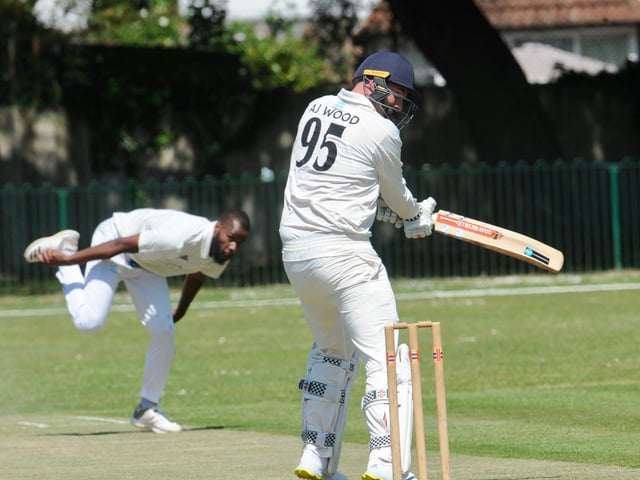 Action from the Worthing CC innings in their home Sussex League division three west victory over Broadwater CC / Picture: Stephen Goodger