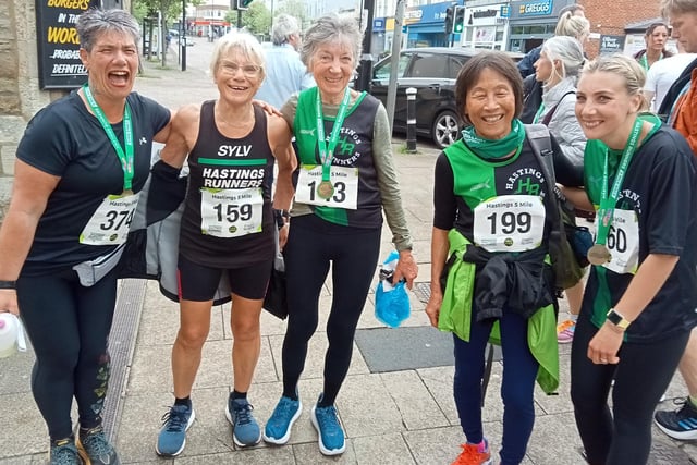 Images from the Hastings Runners' five-mile race