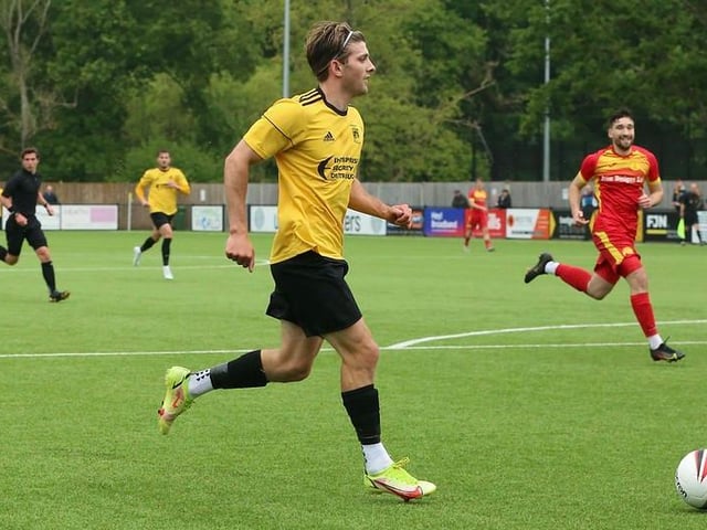 Littlehampton Town take on - and beat - Newhaven in the Peter Bentley Cup final at Horsham FC / Pictures: Martin Denyer