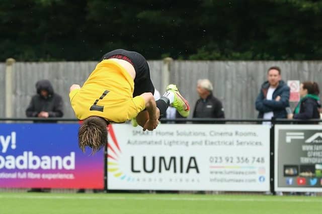 Littlehampton Town take on - and beat - Newhaven in the Peter Bentley Cup final at Horsham FC / Pictures: Martin Denyer