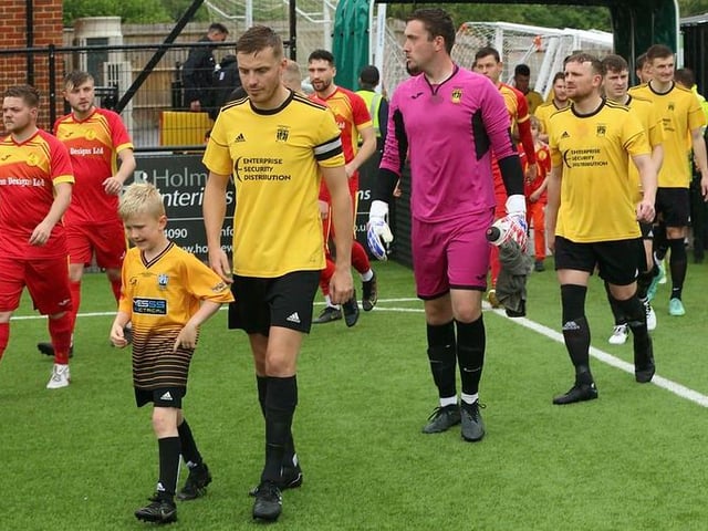 Littlehampton Town take on - and beat - Newhaven in the Peter Bentley Cup final at Horsham FC / Pictures: Martin Denyer