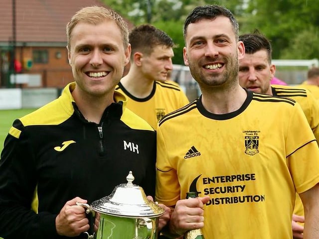Littlehampton Town take on - and beat - Newhaven in the Peter Bentley Cup final at Horsham FC / Pictures: Martin Denyer