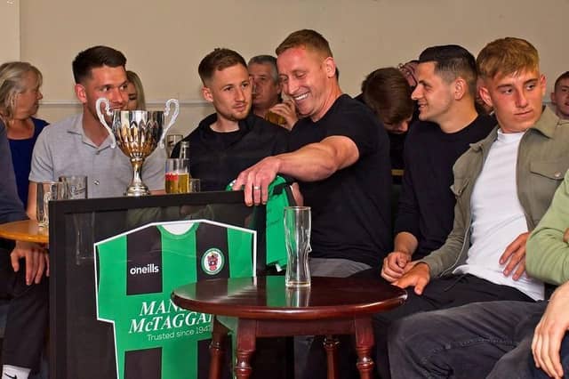 Players, management, volunteers and fans at Burgess Hill Town FC's end-of-season presentation night / Pictures: Chris Neal