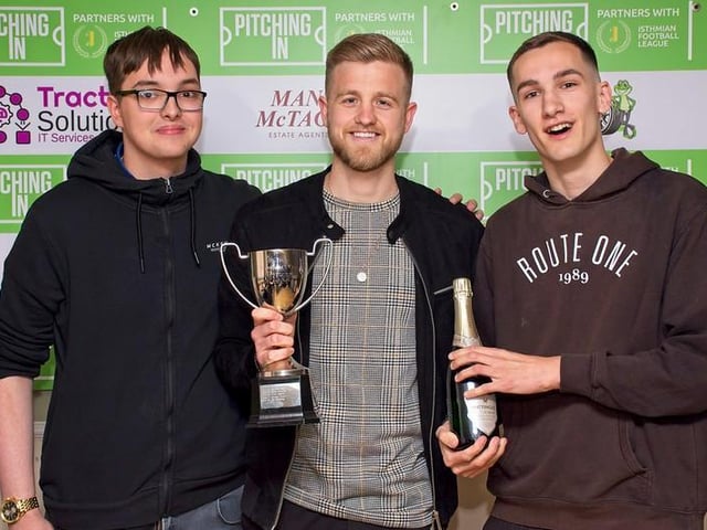Players, management, volunteers and fans at Burgess Hill Town FC's end-of-season presentation night / Pictures: Chris Neal
