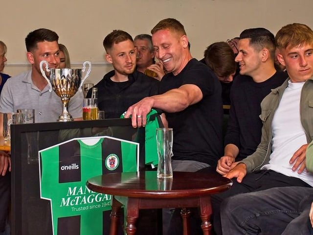 Players, management, volunteers and fans at Burgess Hill Town FC's end-of-season presentation night / Pictures: Chris Neal