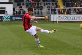 Ollie Tanner impressed with 13 goals in 35 games for Lewes in 2021-22 / Picture: James Boyes