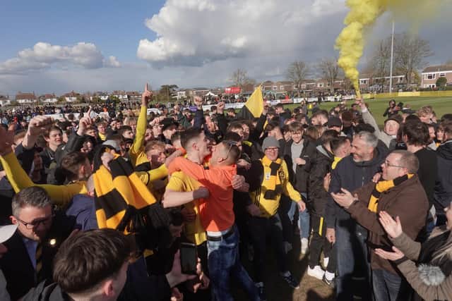 The Golds' fanbase has grown - and got increasingly excited - as the Vase run has gone on / Picture: Stephen Goodger